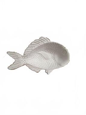 Mud Pie Ceramic Fish Shaped Decorative Bowl